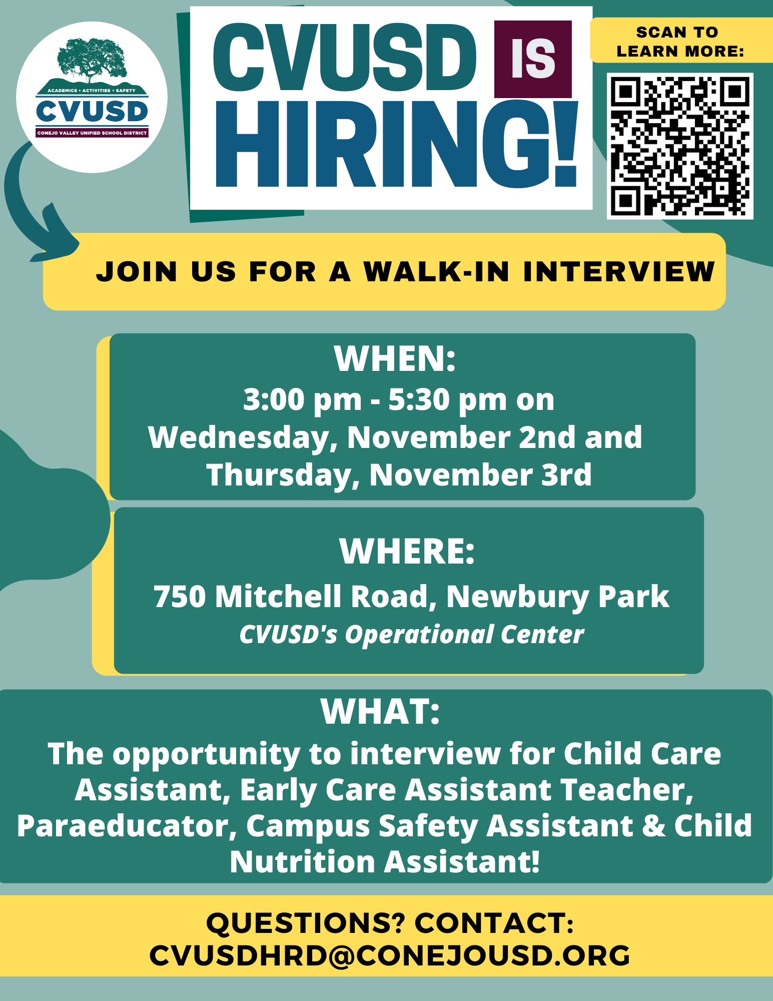  We're Hiring! Attend An Upcoming Walk-In Interview Opportunity